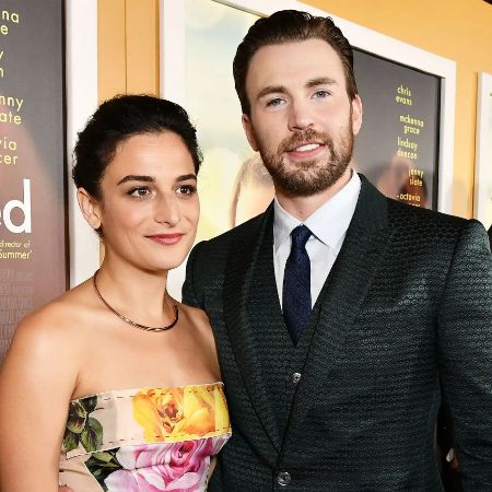 Chris Evans and Jenny Slate